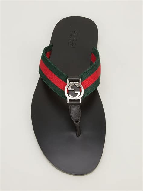 mens gucci flip flops cheap|men's gucci flip flops sale.